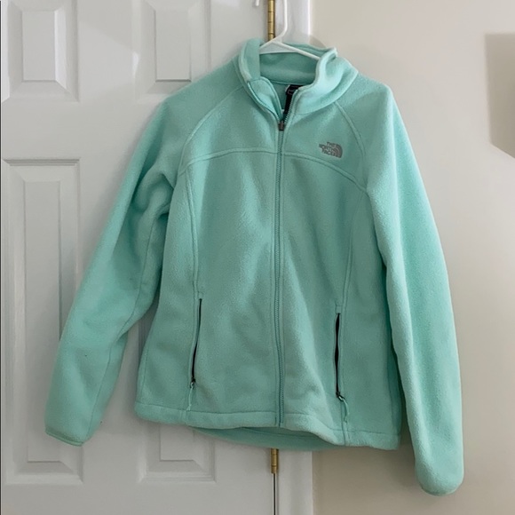 north face turquoise fleece